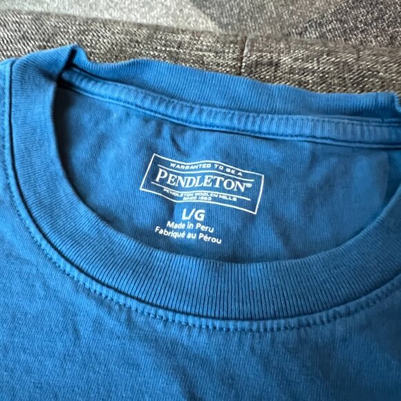 Pendleton Men's Large Short Sleeve Pocket T-Shirt - Picture 3 of 8